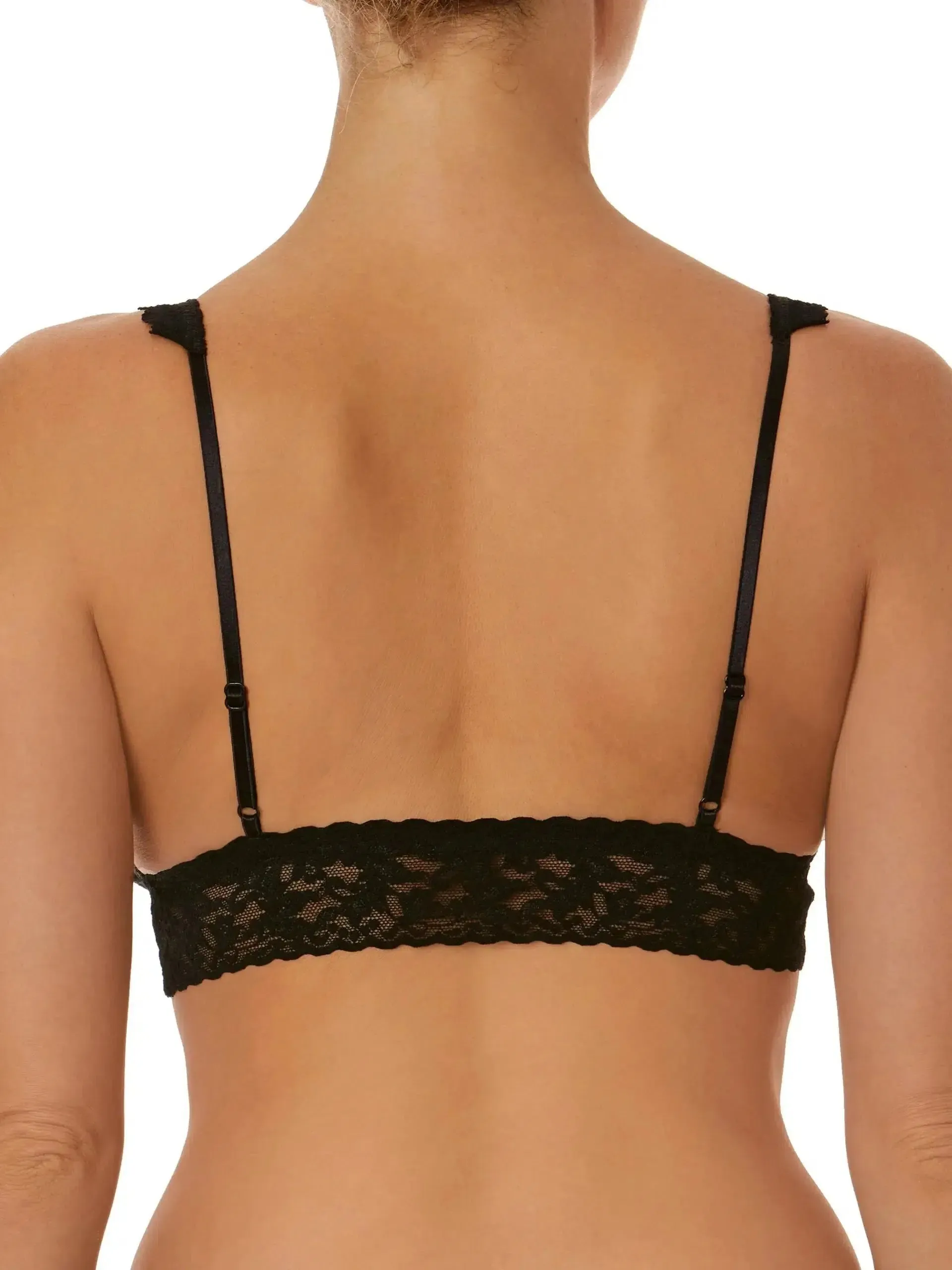 Black Signature Lace Padded Bralette