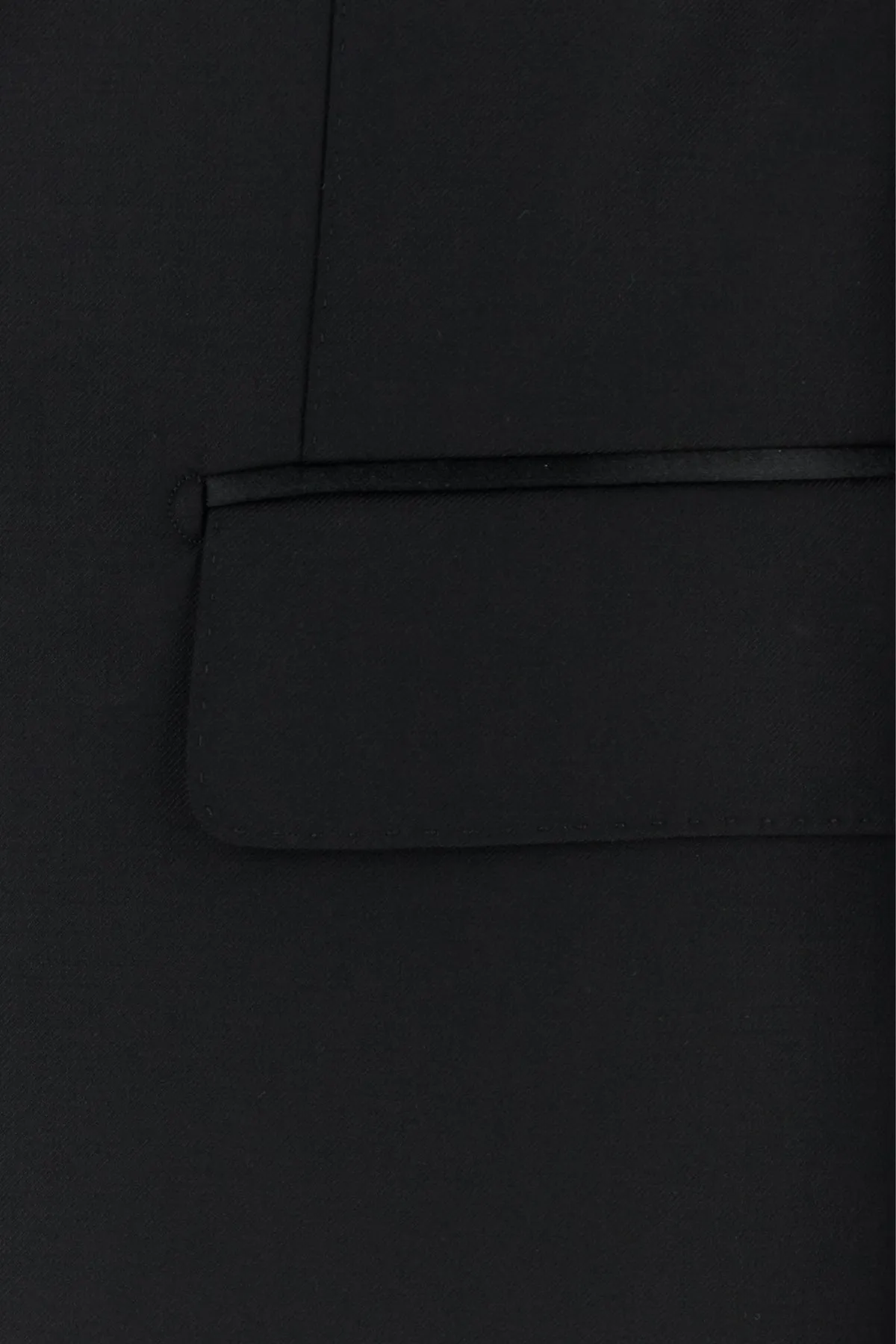 Black wool blend suit