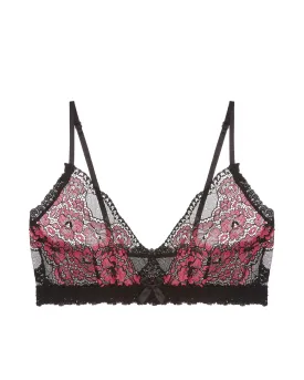 Bright Rose Petal Bralette