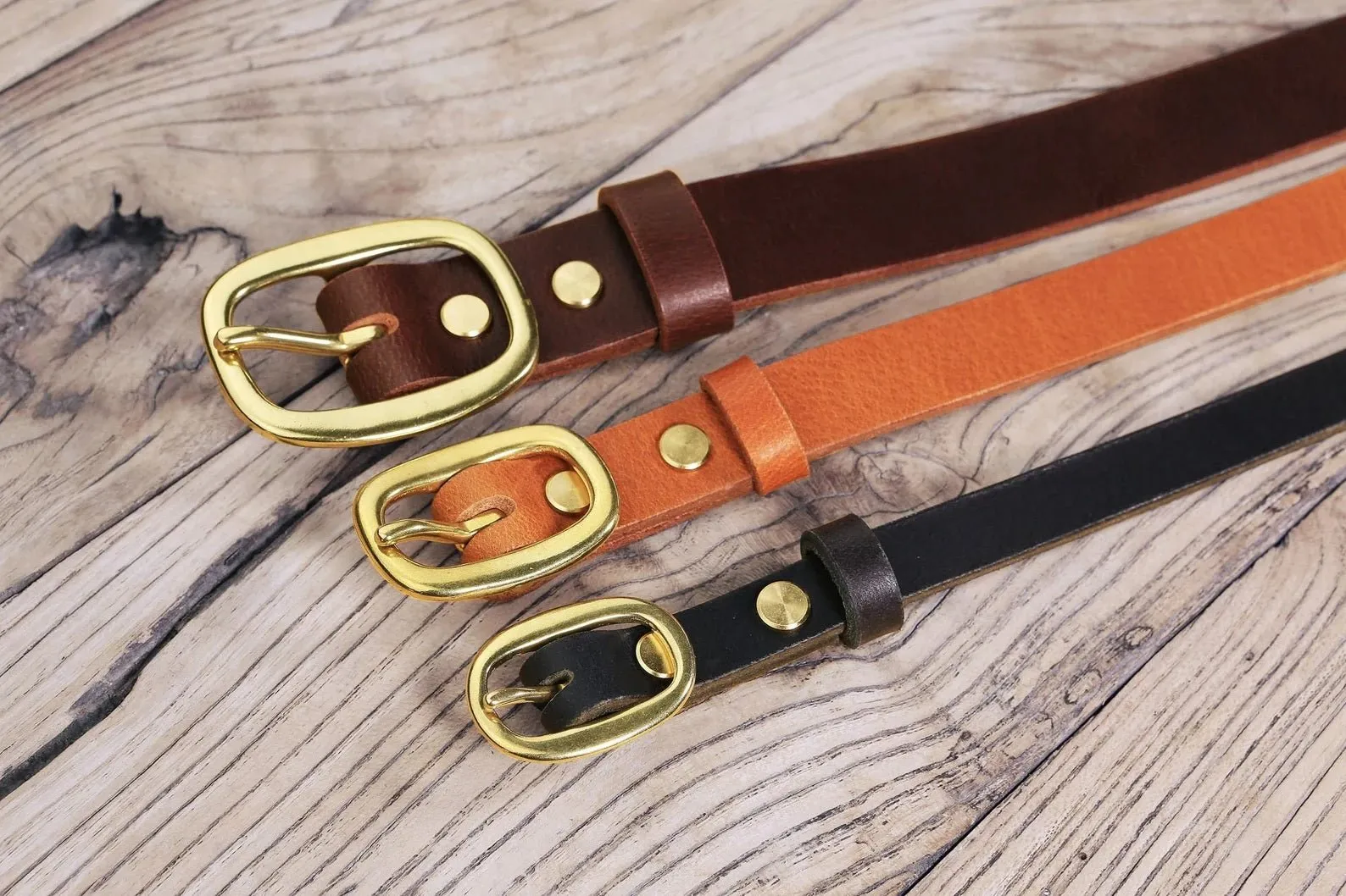 Brown Black Leather belts for women , women's belts for jeans , designer belts for women