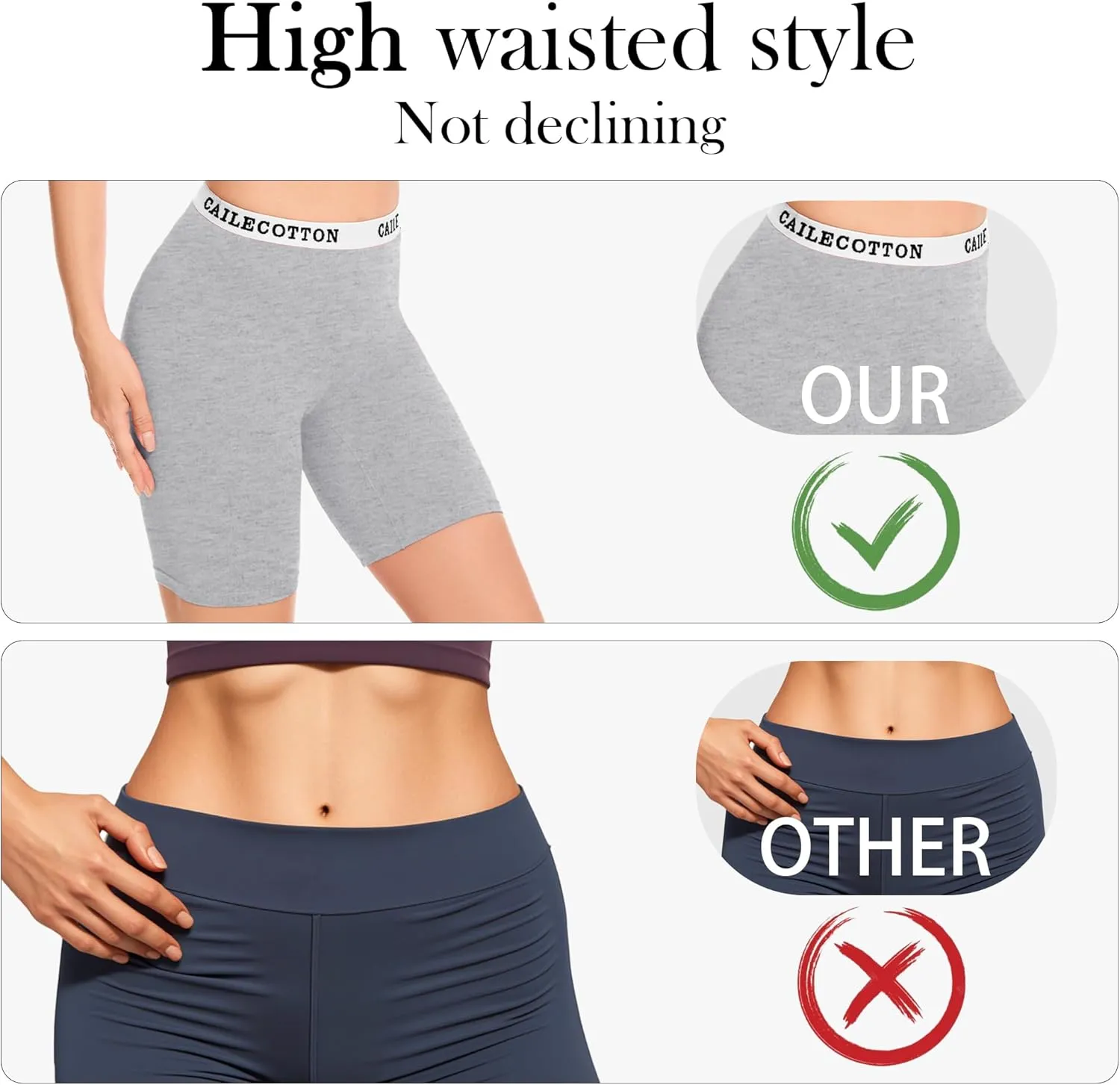 CAILECOTTON Boy Shorts Underwear - Boxers, Boyshorts Panties, Womens Boxer Briefs