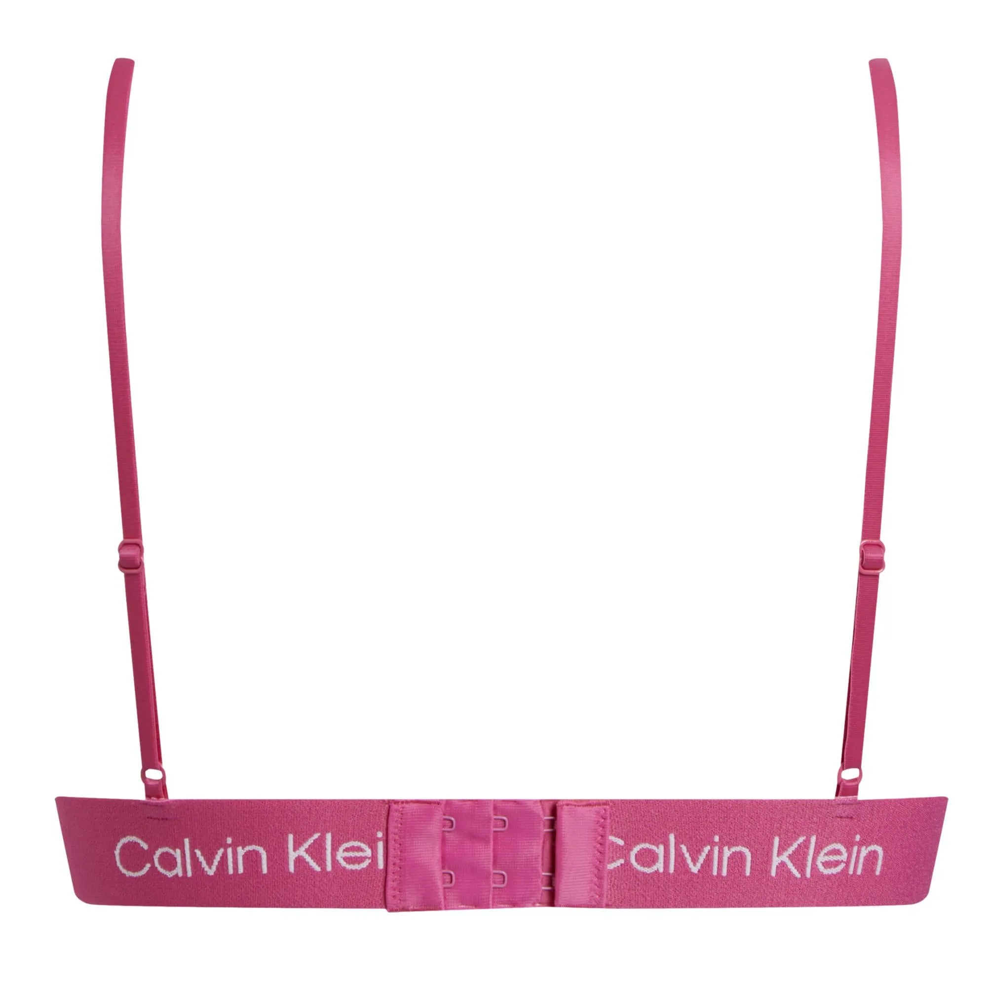 Calvin Klein Women 1996 Animal Lace Unlined Triangle - Fuchsia Rose