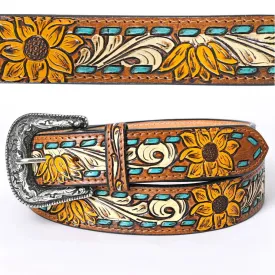 Camilla Hand Tooled Leather Belt