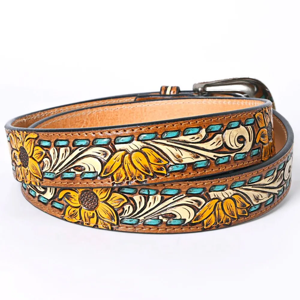Camilla Hand Tooled Leather Belt
