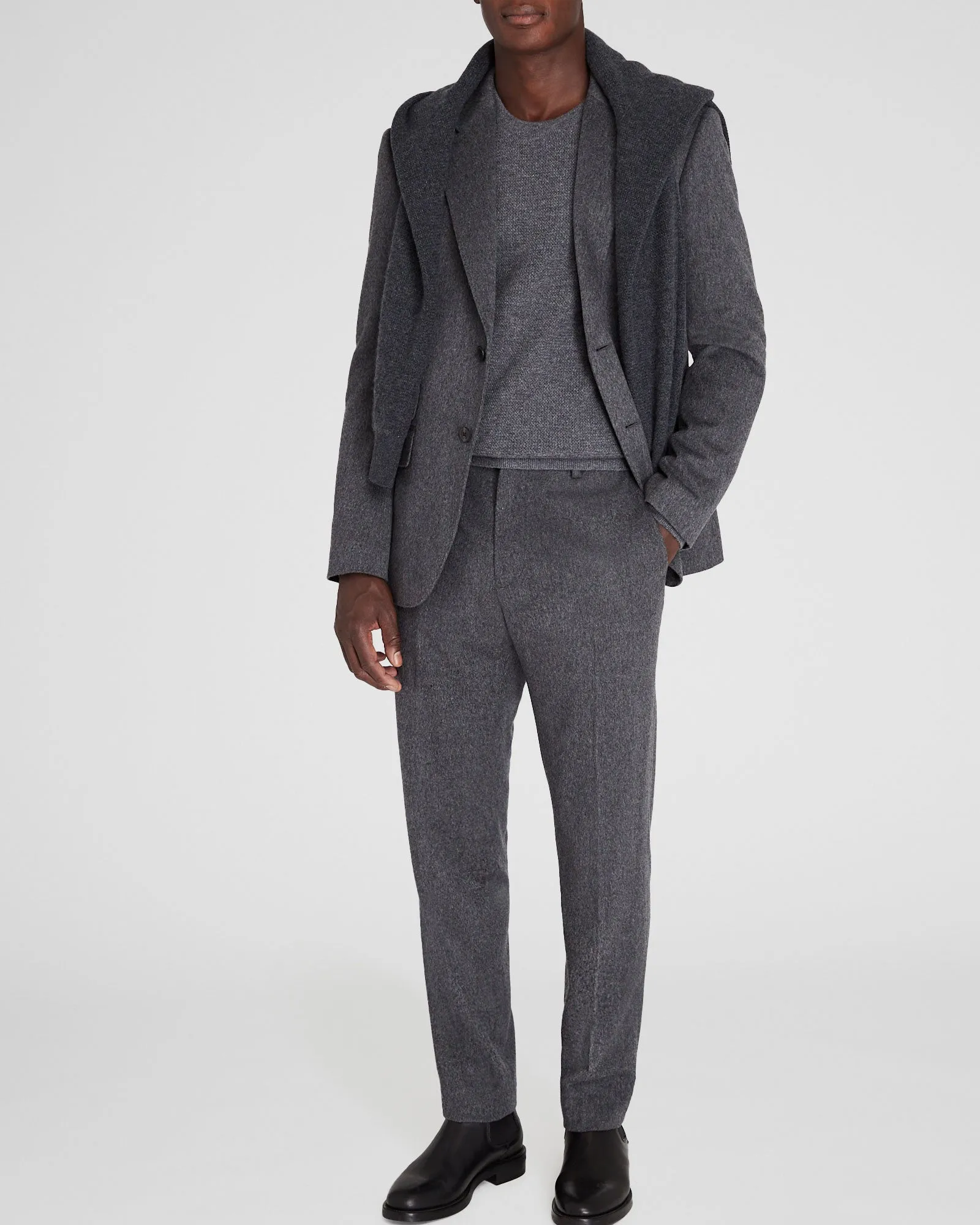 Cashmere Blend Suit Trouser