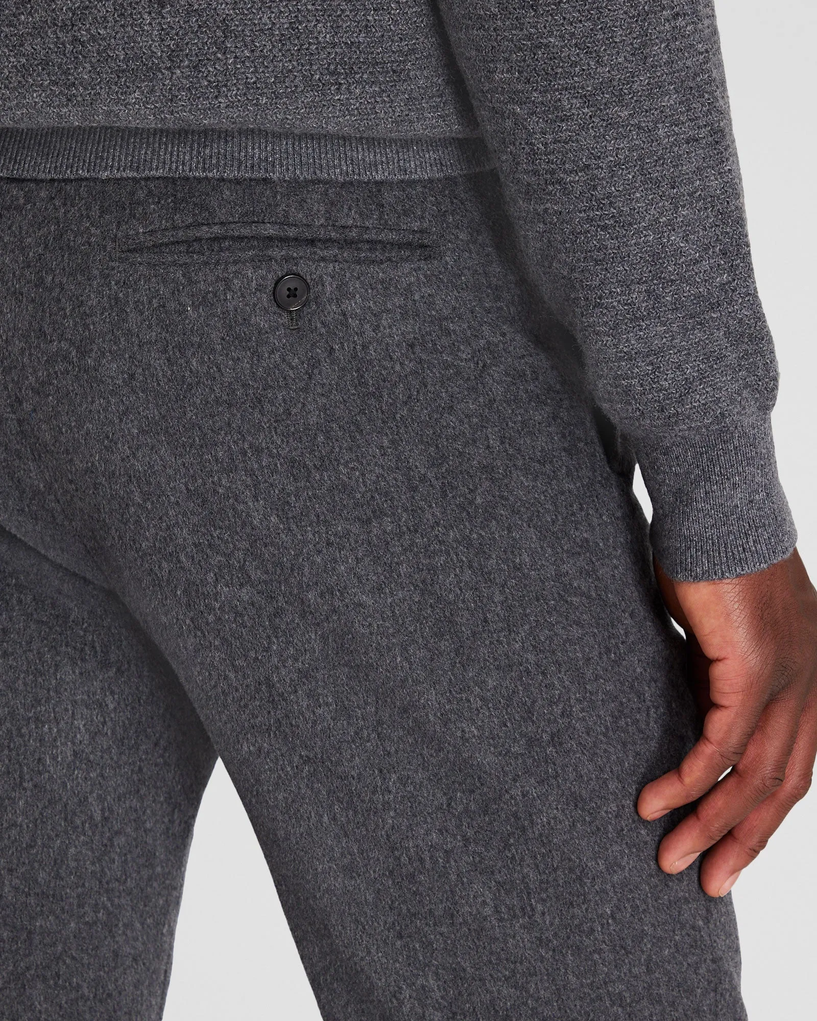 Cashmere Blend Suit Trouser