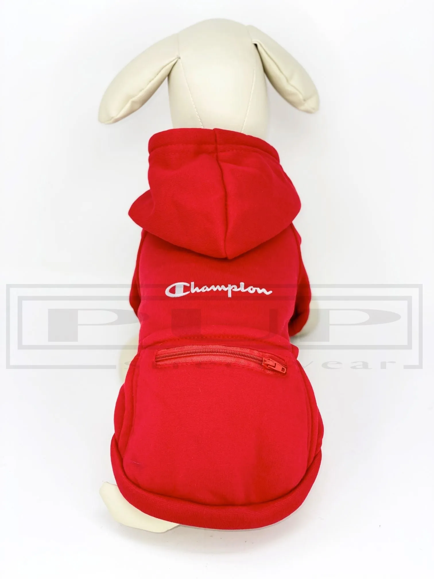 Champi Embroidered Patch Zippered Pocket Hoodie (avail in other colours)