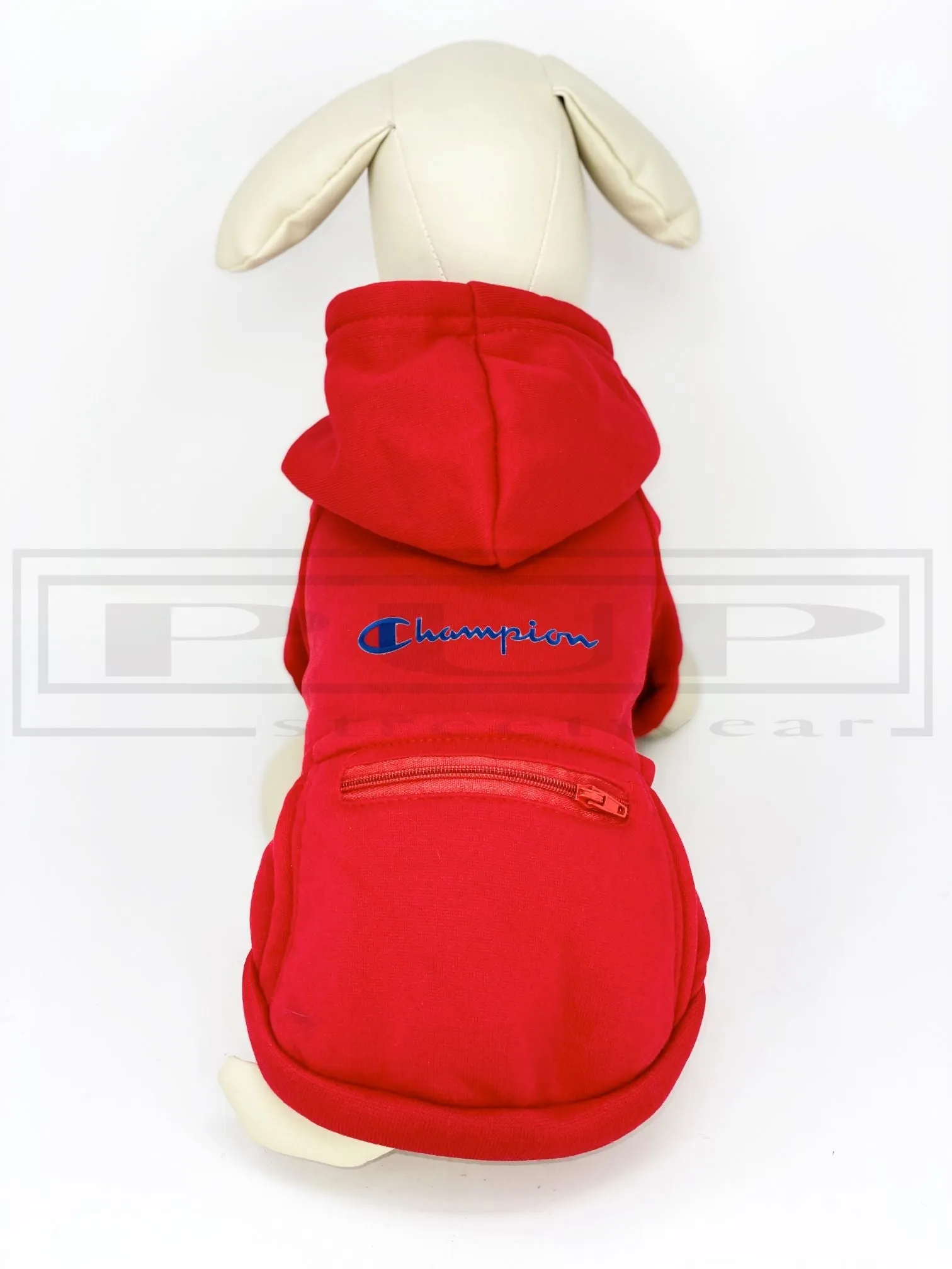 Champi Embroidered Patch Zippered Pocket Hoodie (avail in other colours)