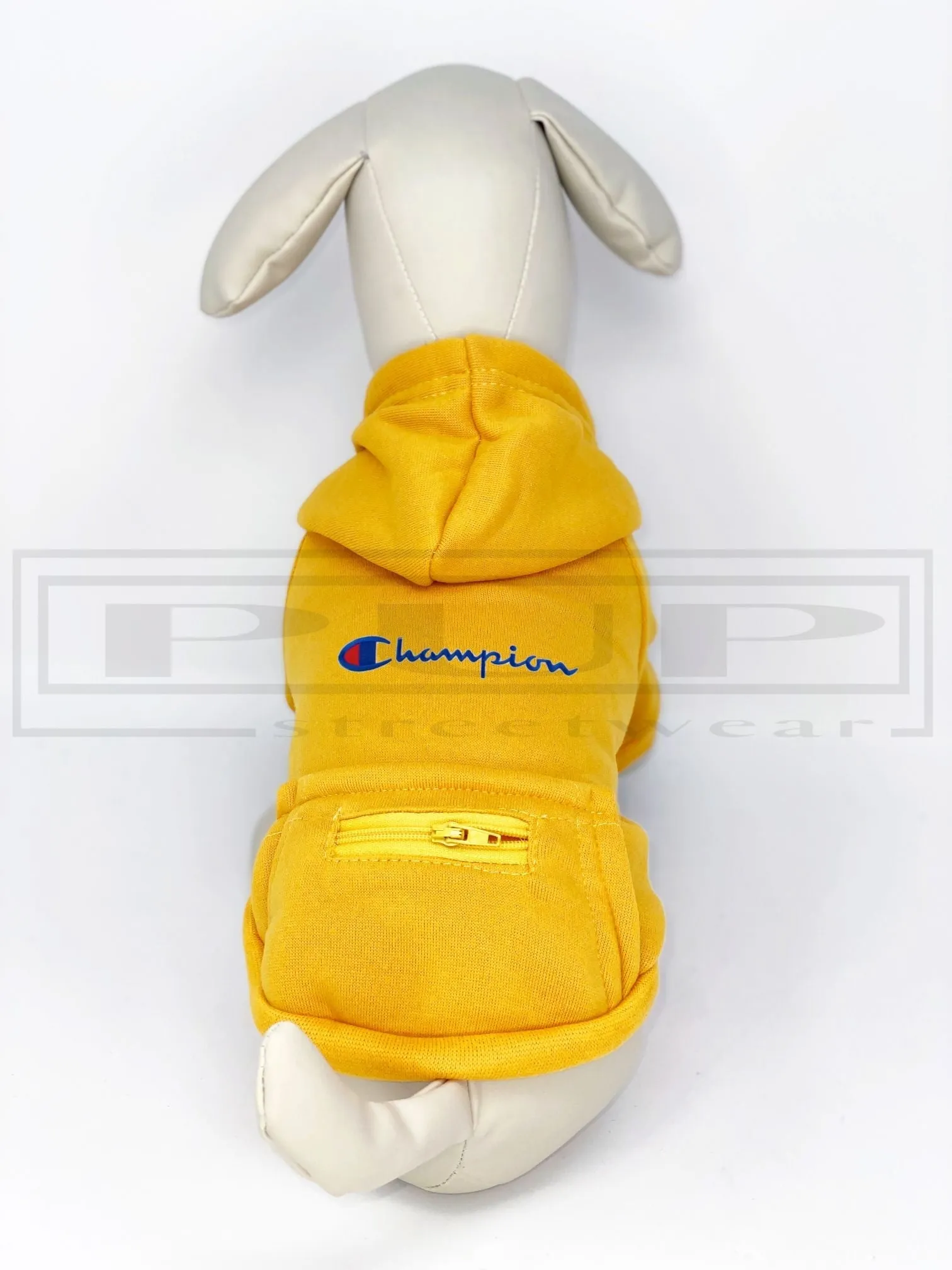 Champi Embroidered Patch Zippered Pocket Hoodie (avail in other colours)