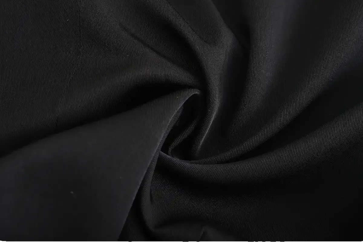 Classic Black Wool-Blend Suit Vest
