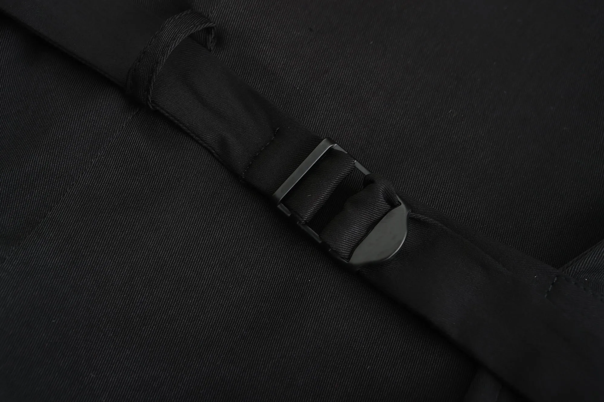 Classic Black Wool-Blend Suit Vest