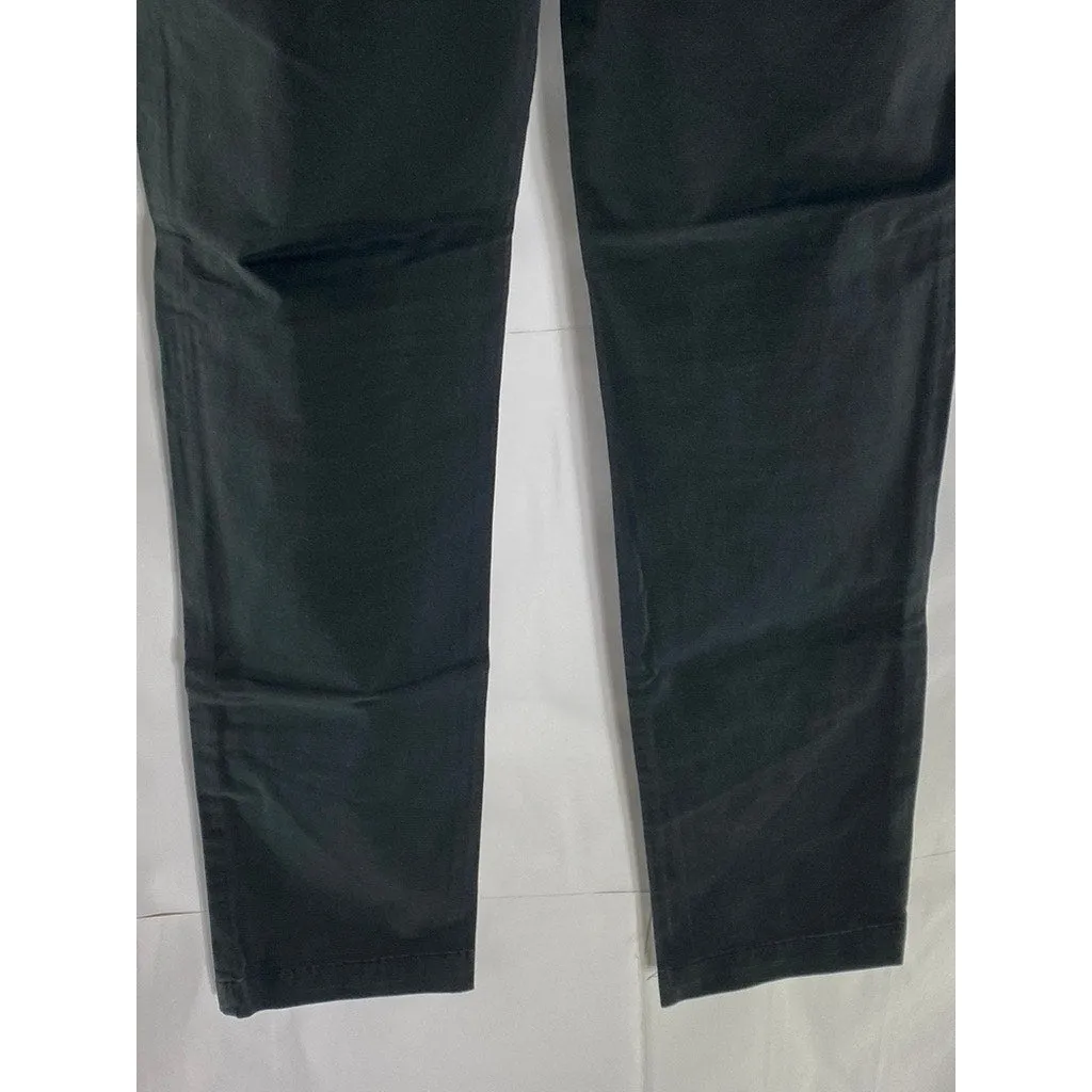 CLUB MONACO Men's Black Solid Modern Slim-Fit Conner Chino Pant SZ 33x32