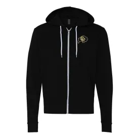 Colorado Primary Logo LC Zip Hoodie - Black