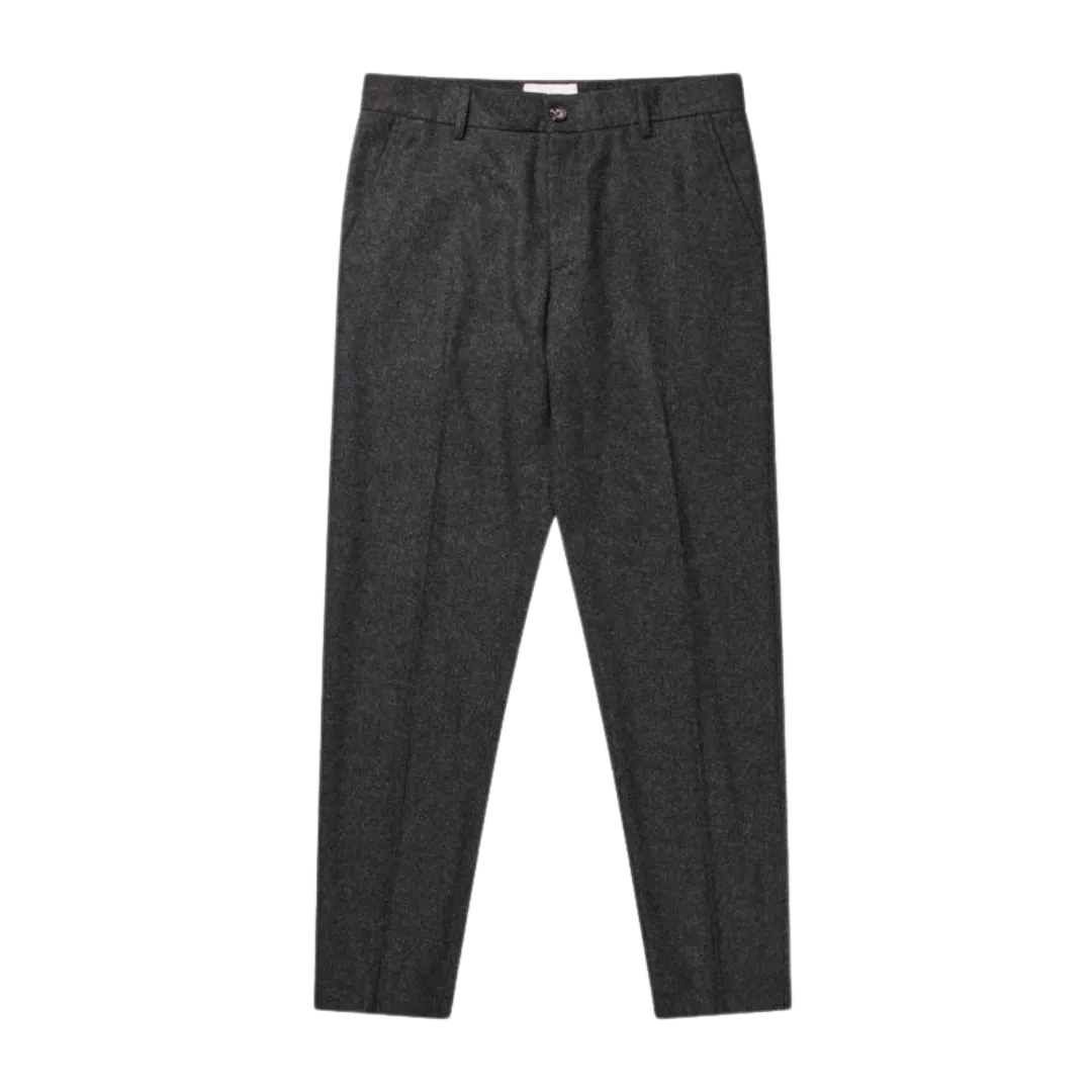 Como Wool Suit Pants - Charcoal