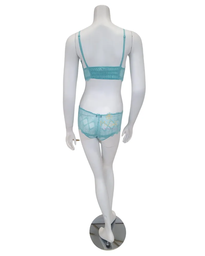 Cosabella Blue Capri Allure Bralette & Hotpant Set