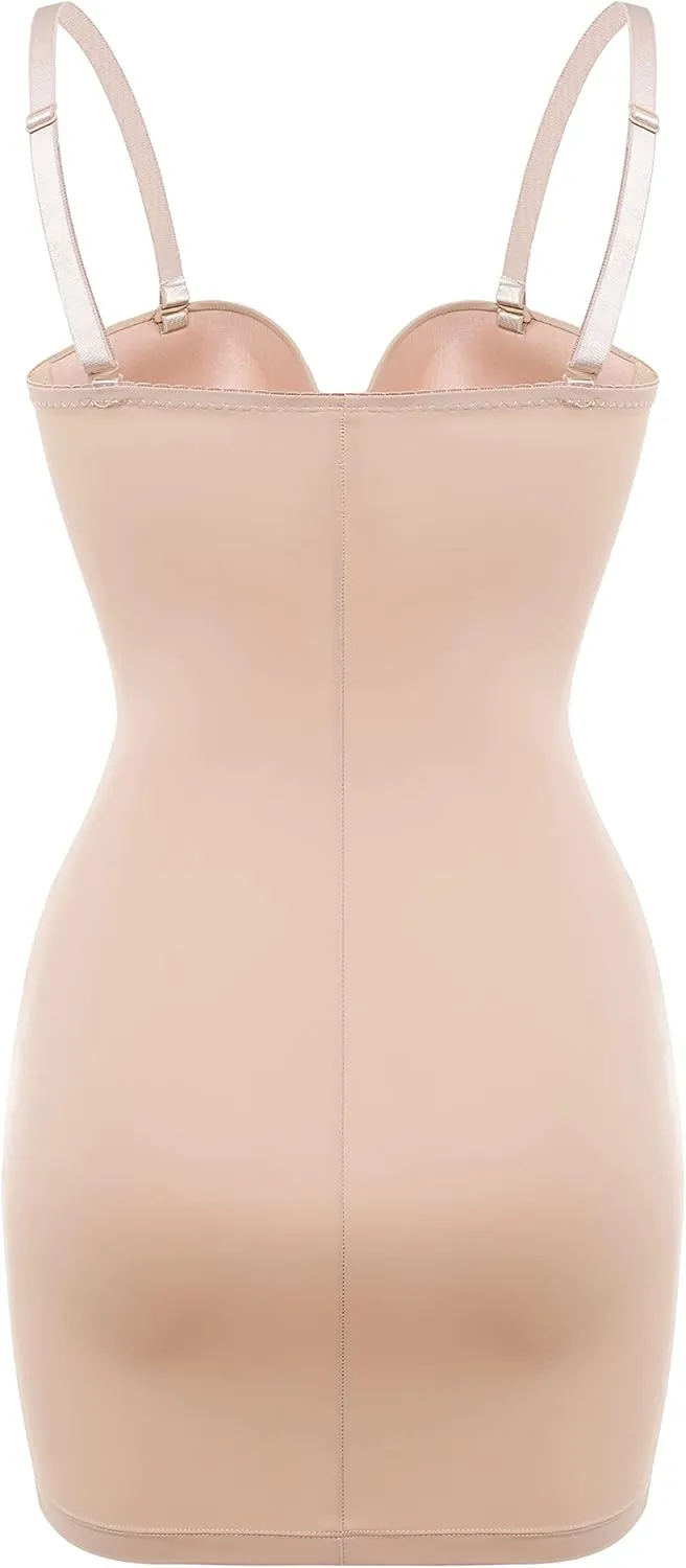 Coucoland Womens Tummy Control Shapewear - Body Shaper for Women Under Dress Full Slip for Women