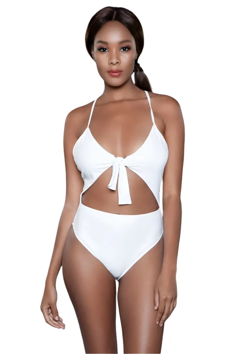 Delaney One Piece Swimsuit White
