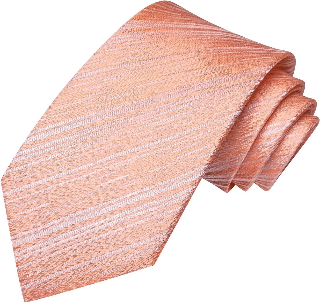 Dubulle Mens Paisley Striped Tie and Handkerchief Cufflinks Tie Set for Men Wedding Business Formal