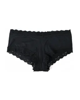Hanky Panky Black Cotton Boyshort