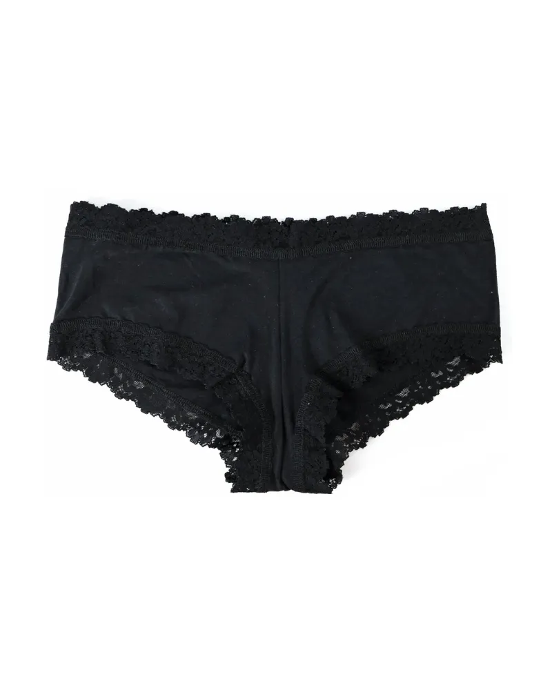 Hanky Panky Black Cotton Boyshort