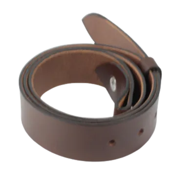 Interchangeable 1 Inch (25mm) Leather Belt Strap in Chestnut