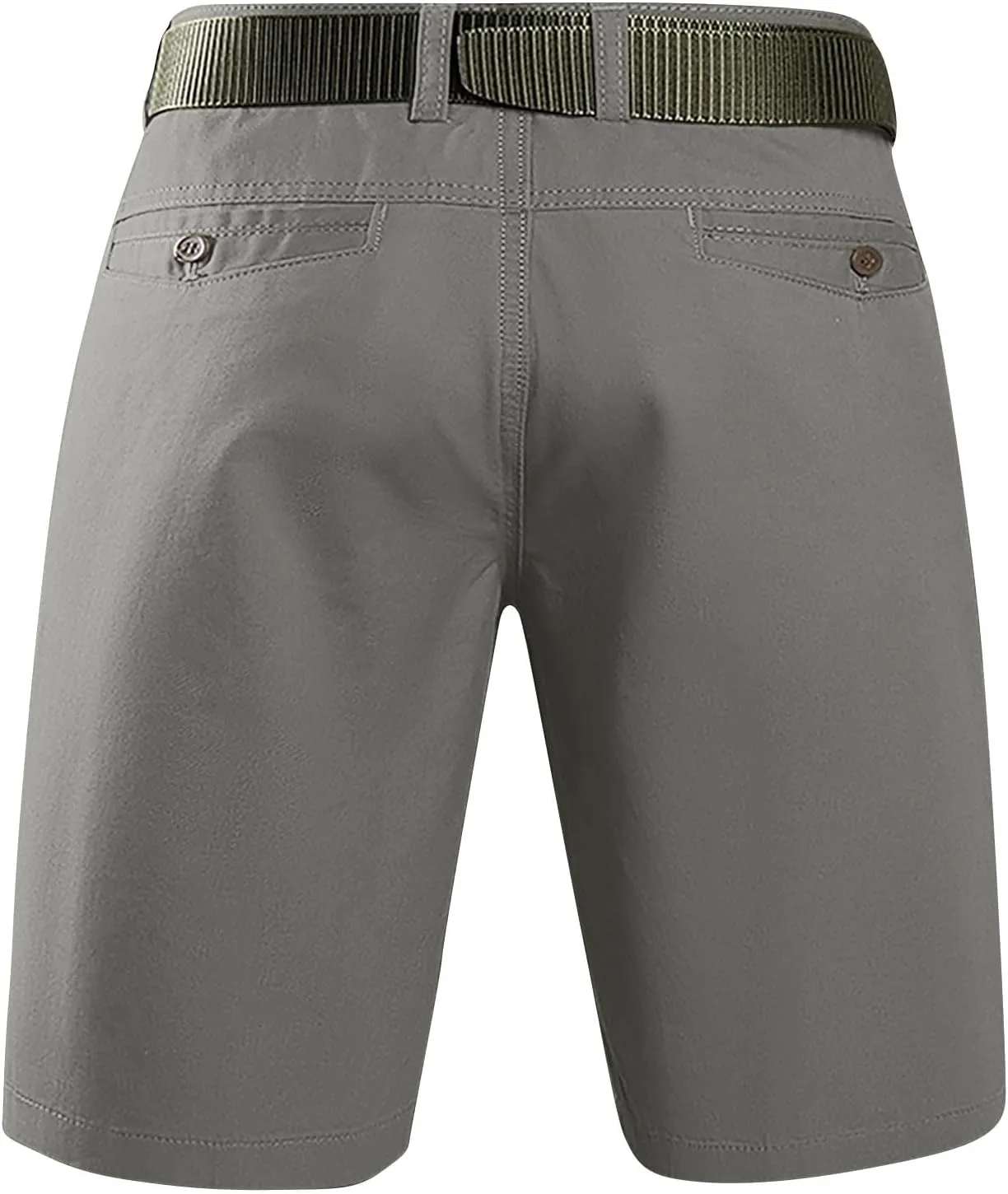Men's Chino Shorts Summer Lightweight 9" Inch Cotton Golf Hybrid Dress Shorts Flat Front with Pockets for Casual Work