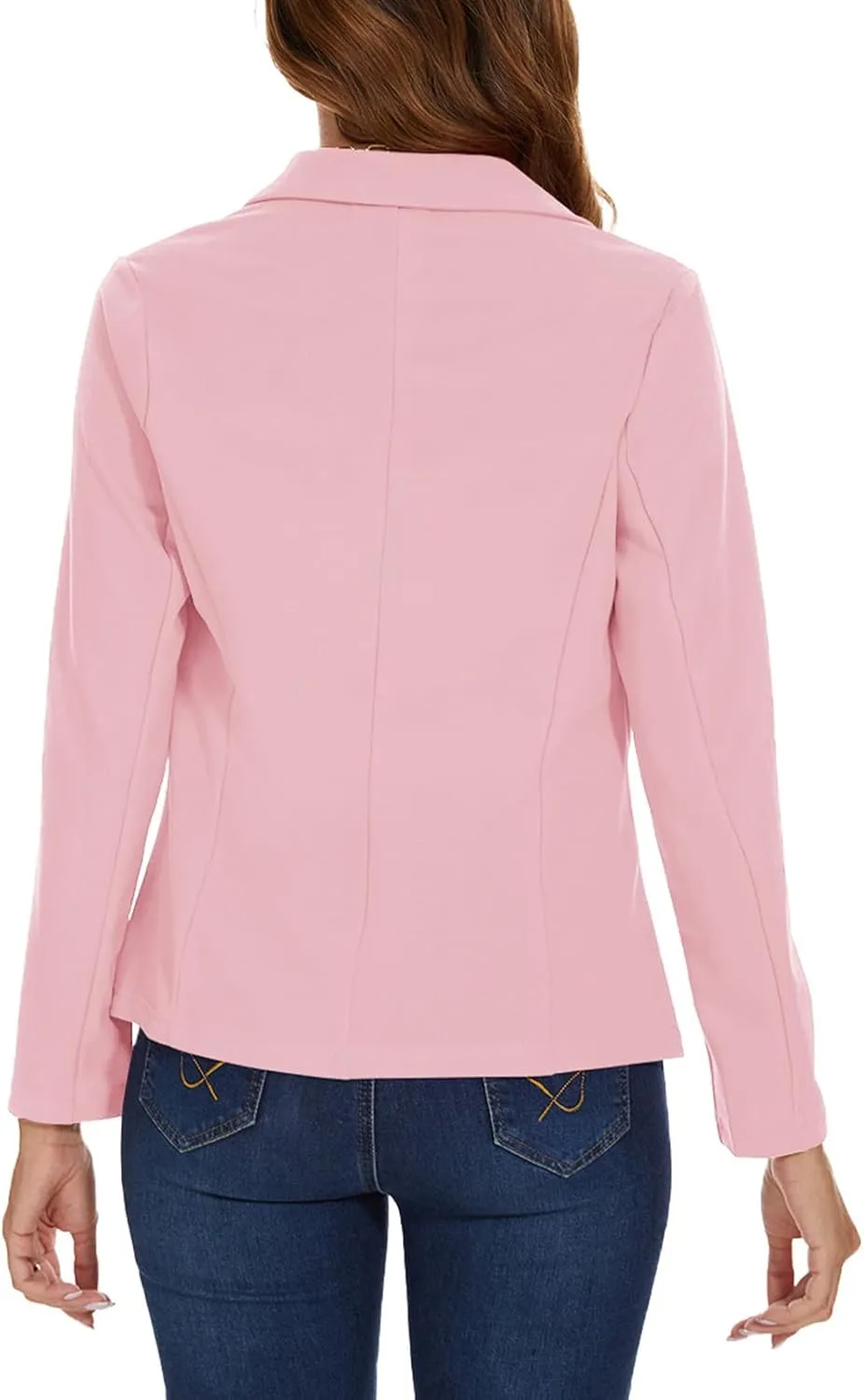 MINTLIMIT Blazers for Women Business Casual Long Sleeve Notched Lapel Button Work Office Blazers Jackets with Pockets