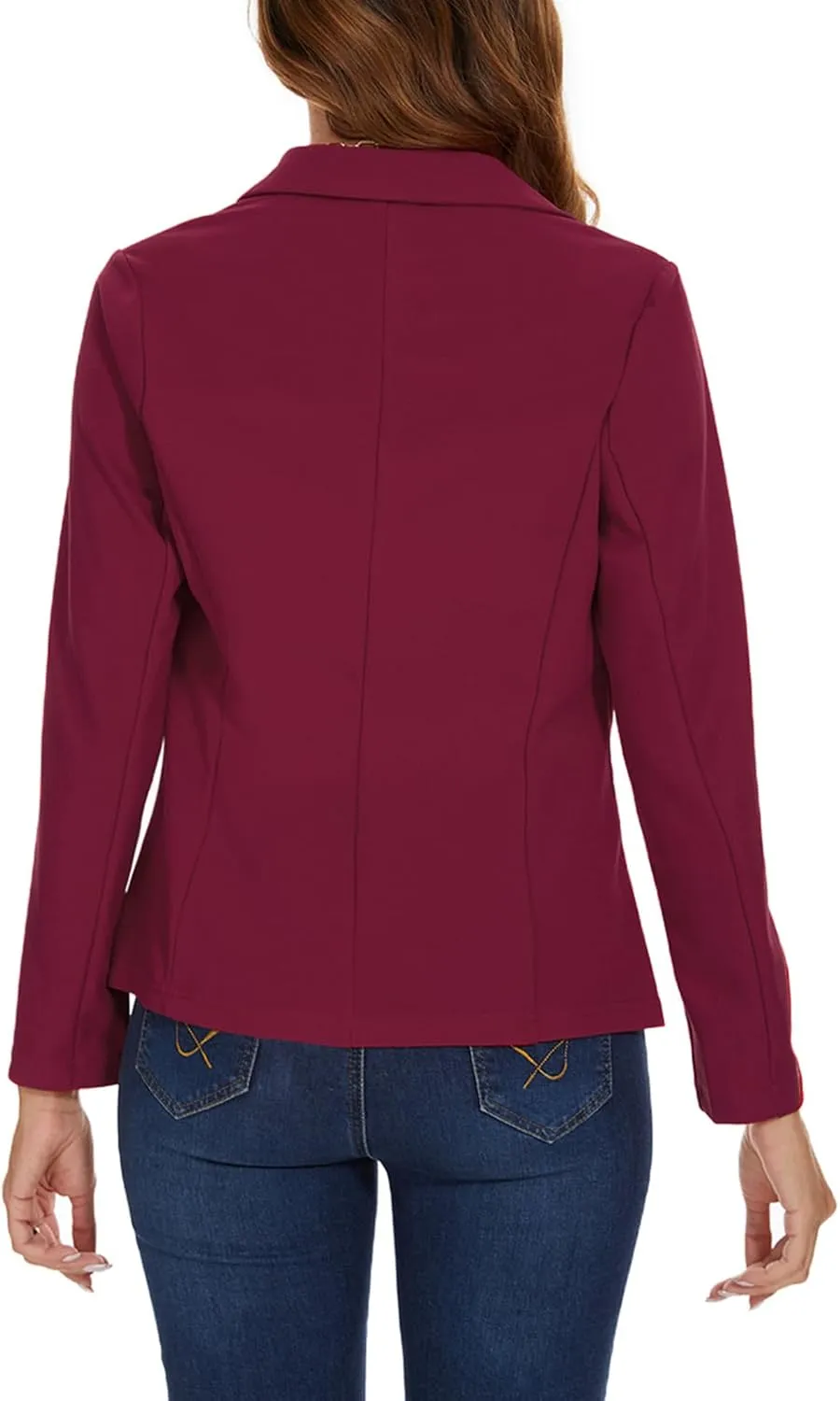 MINTLIMIT Blazers for Women Business Casual Long Sleeve Notched Lapel Button Work Office Blazers Jackets with Pockets