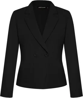 MINTLIMIT Women's Long Sleeve Blazers Button Front Notch Lapel Jacket Work Office Blazer with Pockets