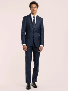 Navy Wool-Blend Suit