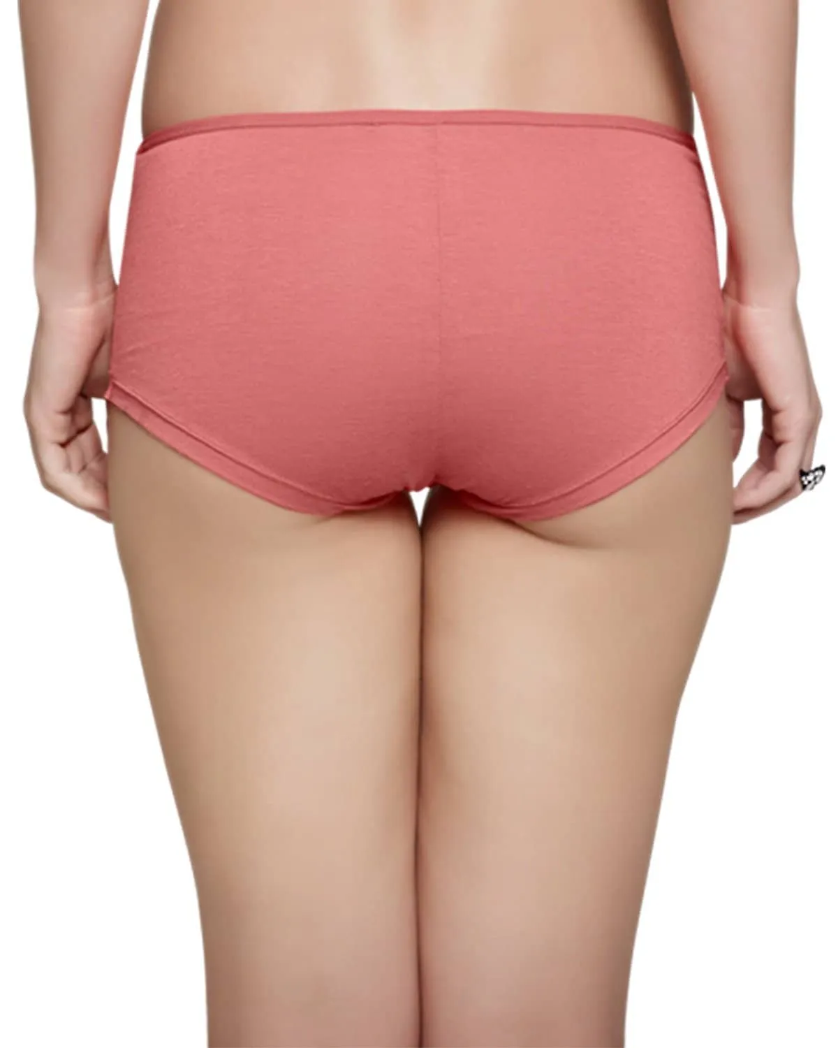 Organic Cotton Antimicrobial laced Boyshorts(Pack of 5)-ISPC015_5