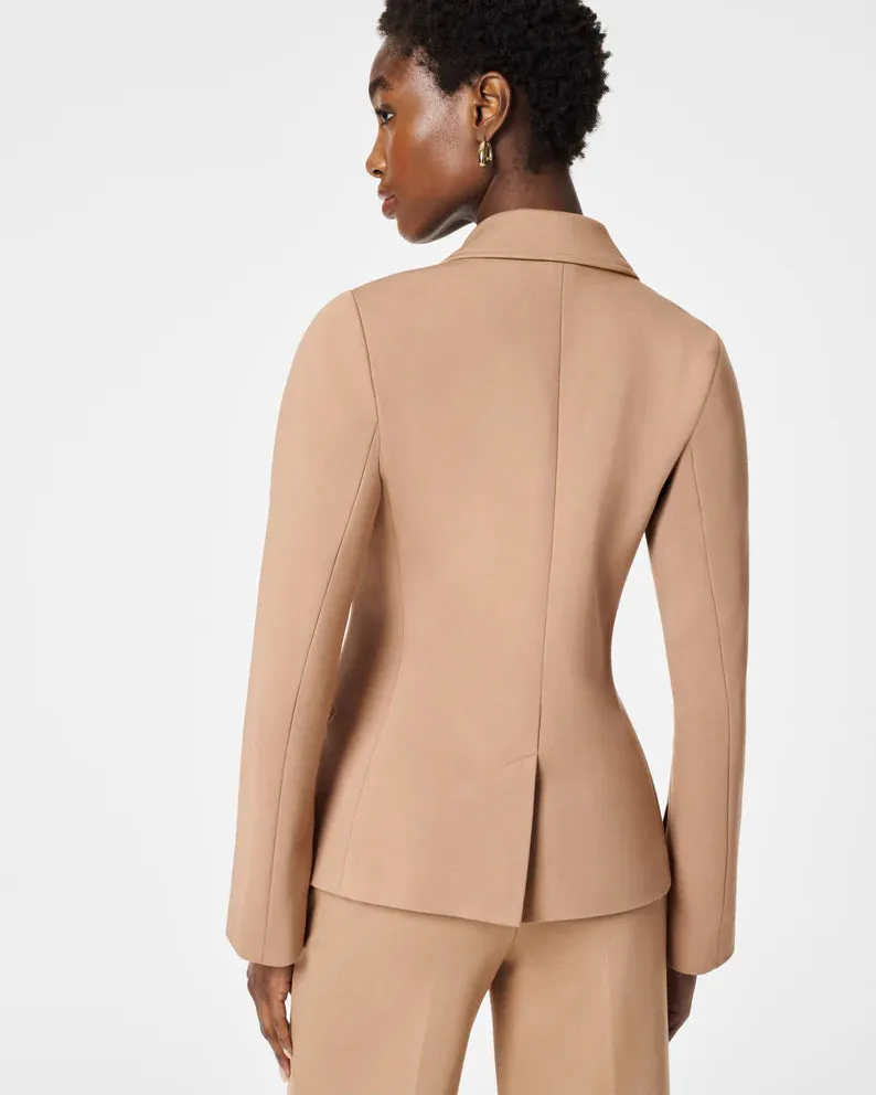 Perfect Asym Tailored Blazer Toffee - SPANX