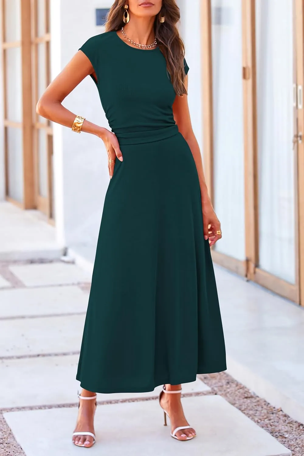 PRETTYGARDEN Summer Two Piece Skirt Set for Women 2025 Dressy Casual Knit Matching Travel Spring Vacation Lounge Outfits