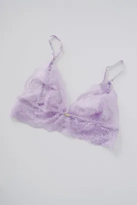 soft lace bralette - annie midline