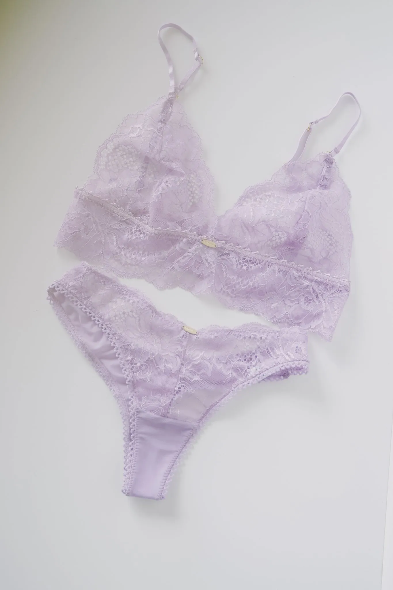 soft lace bralette - annie midline