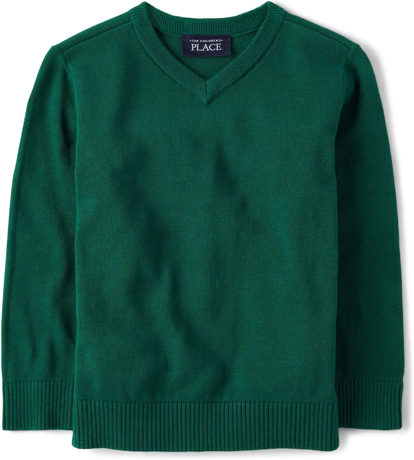 The Children's Place Baby Boys' and Toddler Long Sleeve V-Neck Pullover Sweater
