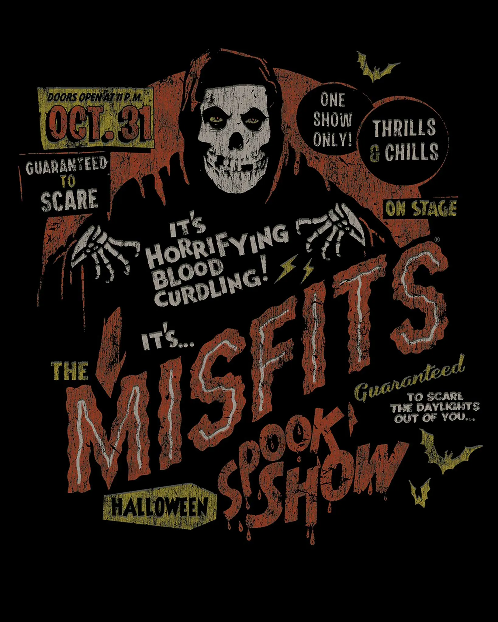 The Misfits Halloween Spook Show - Zippered Hoodie