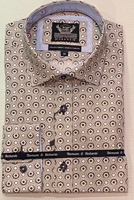 Thomson & Richards Print Shirt - Boateng