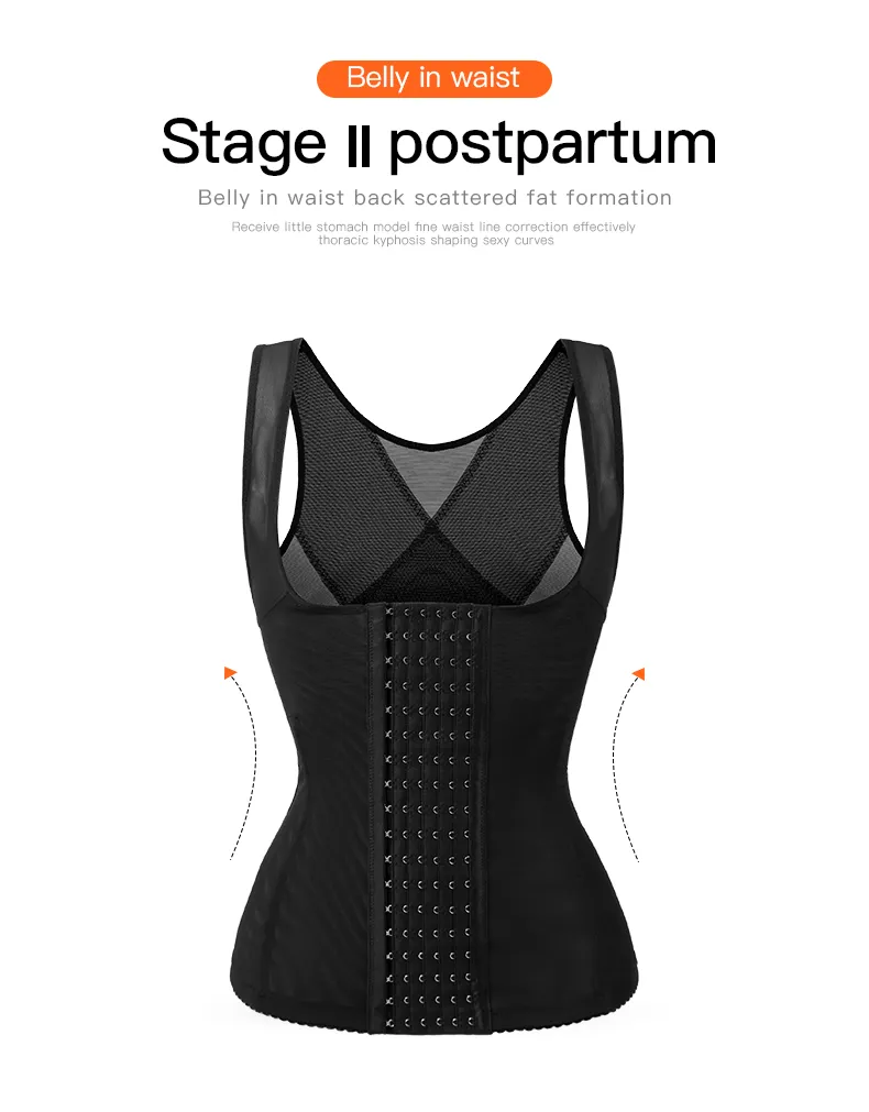 Women Corset vest style body shaper female postpartum