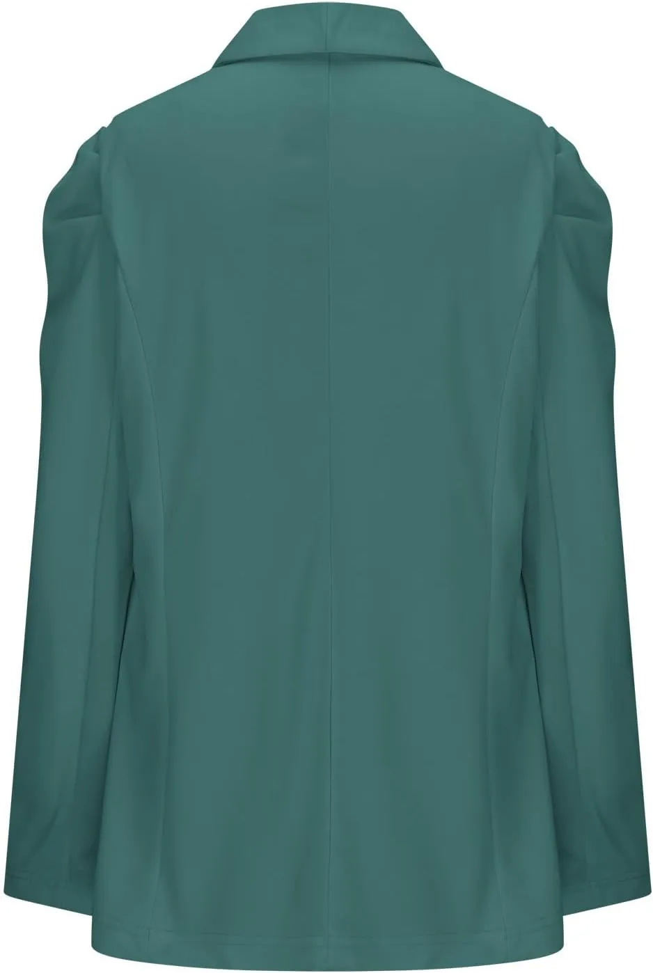 Women's Dressy Blazer Open Front Blazer Plus Size Business Casual Cardigan Blazer Puff Sleeve Blazer Jacket Outerwear