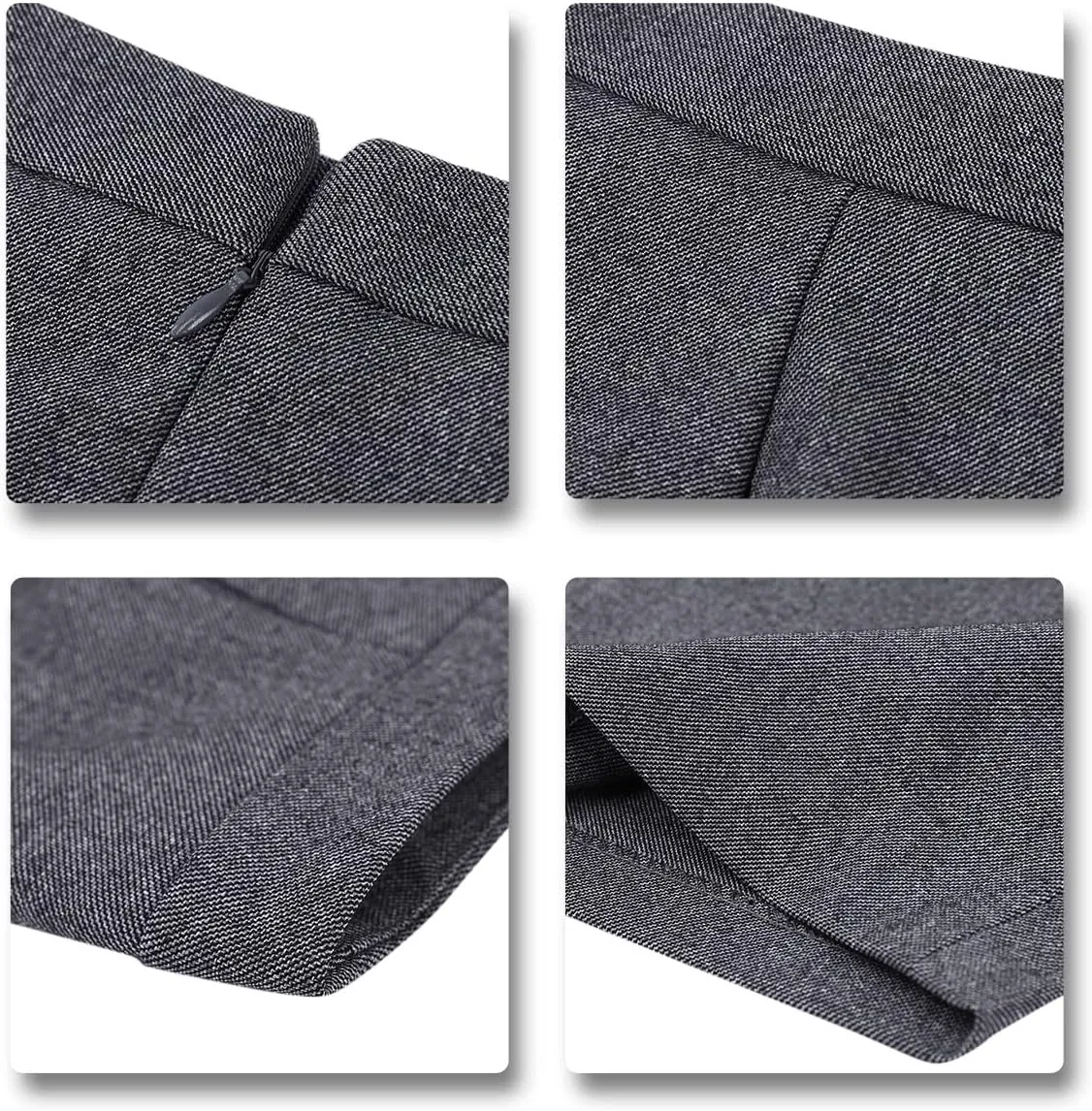 YUNCLOS Women's 2 Piece Business Skirt Suit Set Office Lady Slim Fit Blazer and Skirt