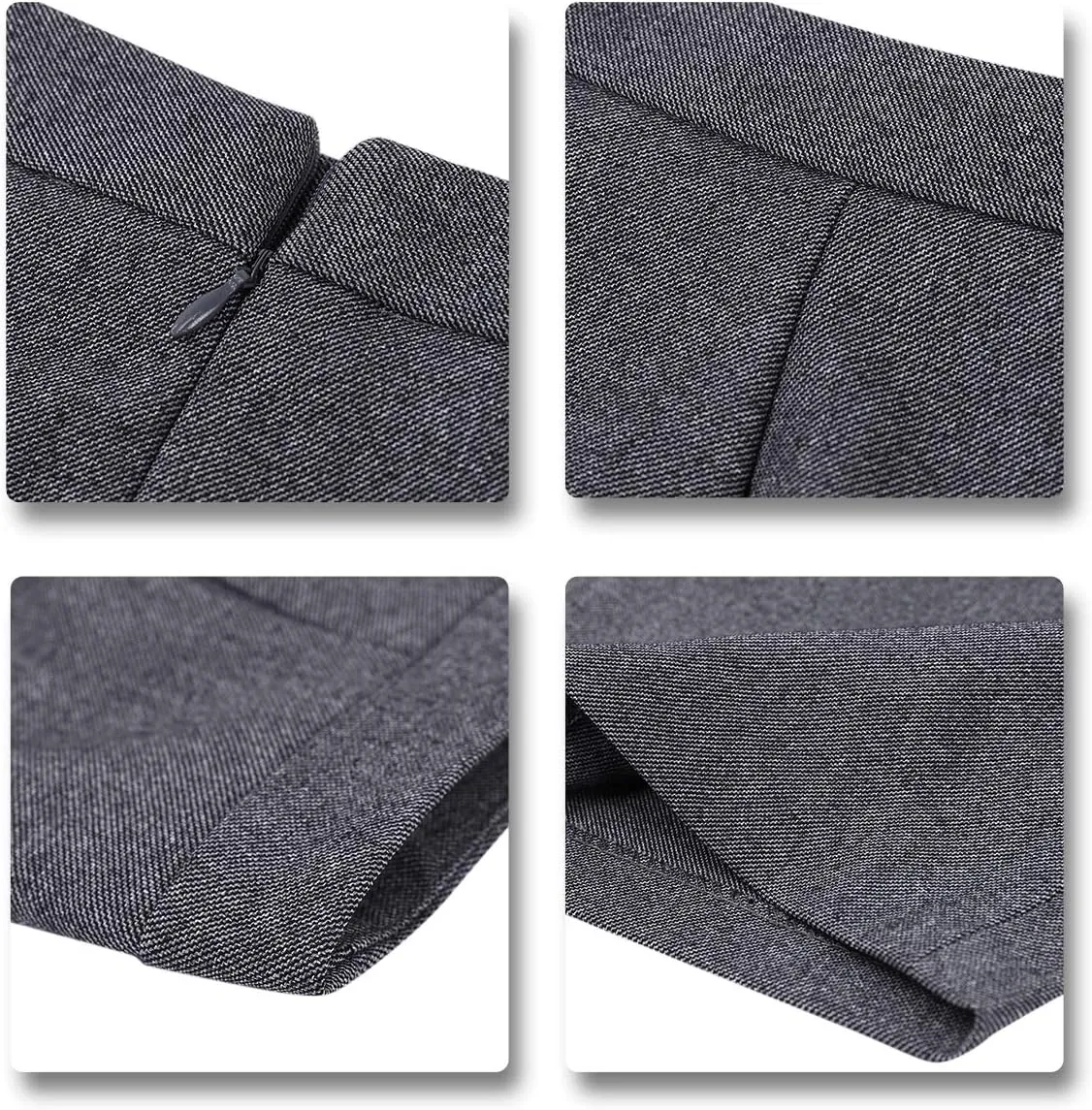 YUNCLOS Women's 2 Piece Business Skirt Suit Set Office Lady Slim Fit Blazer and Skirt